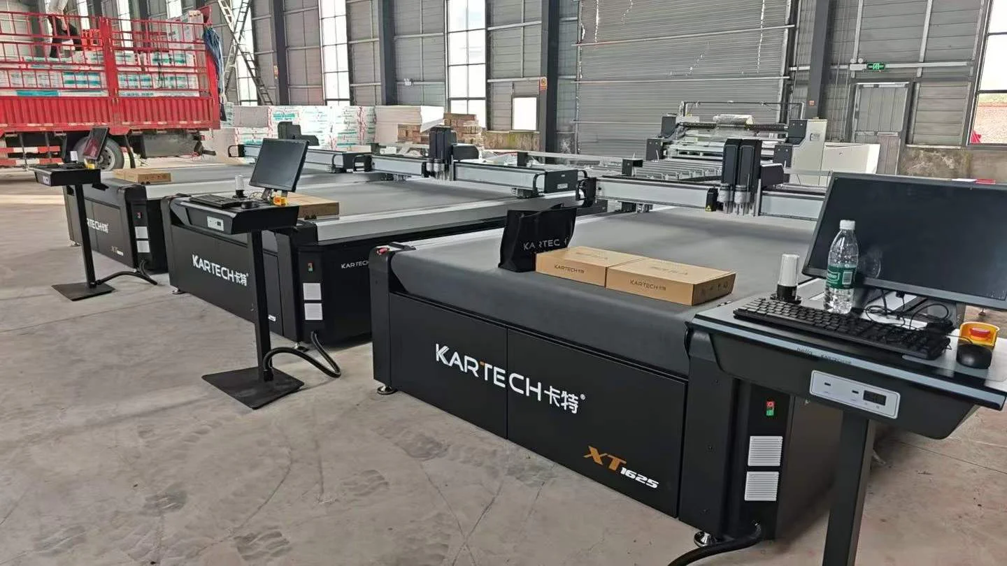 Mass delivery and installation of KARTECH digital cutter XT-1625