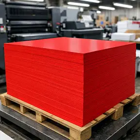 Red Cardboard
